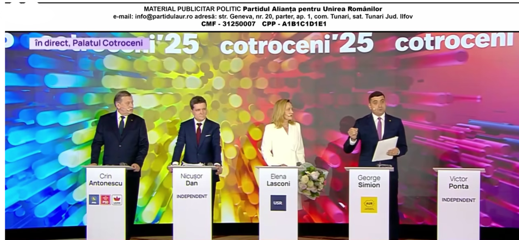 GEORGE SIMION A PĂRĂSIT DEZBATEREA ELECTORALĂ: „DIN RESPECT PENTRU DEMOCRAȚIE ȘI PENTRU VOCEA POPORULUI ROMÂN NU POT SĂ GIREZ ACEASTĂ DEZBATERE ELECTORALĂ!"