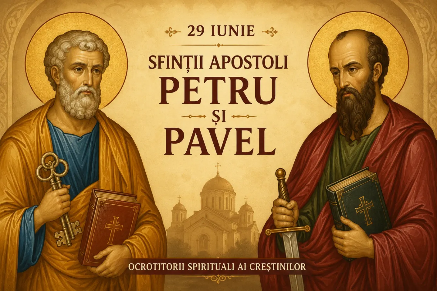 Sărbătoare mare azi: Sfinții Apostoli Petru și Pavel, cinstiți pe 29 iunie