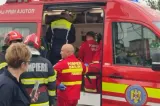 Accident cu un autocar și mai multe mașini la Mediaș. Plan roșu activat