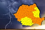 Furtunile lovesc România. Cod Galben și Portocaliu de ploi, vijeli și grindină în mare parte din țară