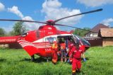 Accident grav în Sibiu: un bărbat a fost târât 10 metri de cal după ce s-a izbit cu căruța de un stâlp. Omul este în comă - VIDEO