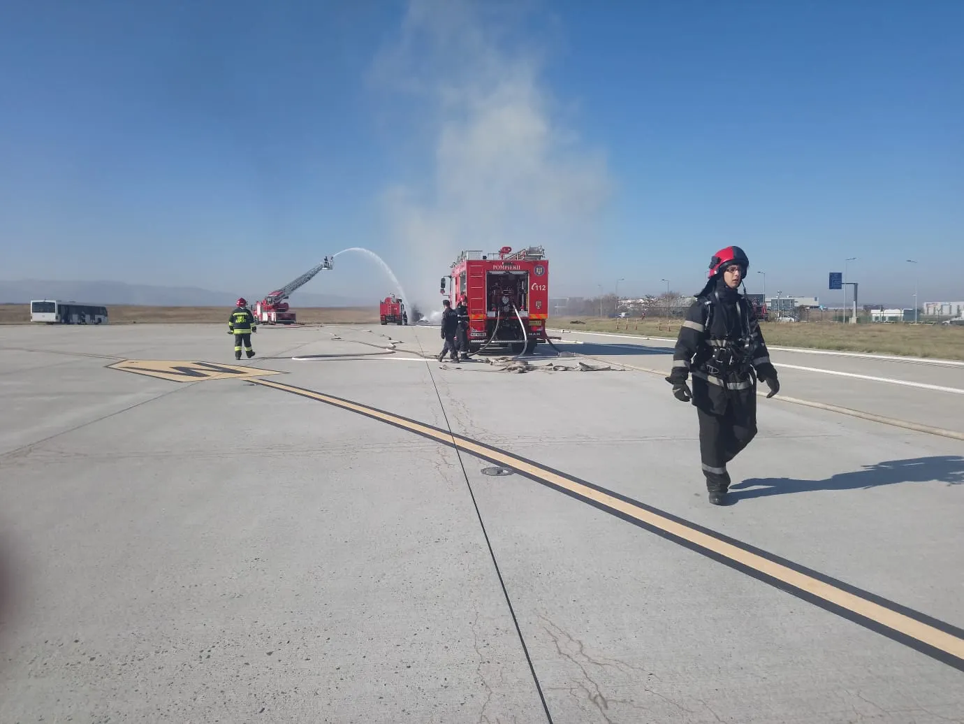 Simulare incendiu