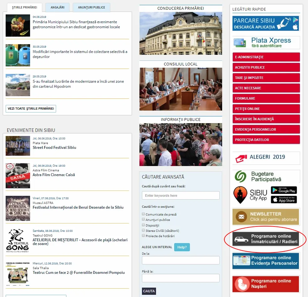 programare_înmatriculări
