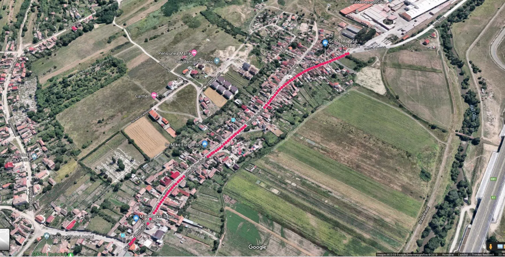 Google Maps - Str. Podului Smardan - WienerBerger 1