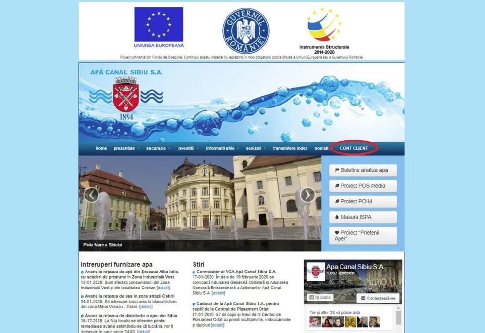 Plata online, disponibilă acum și pentru facturile de apă și canal