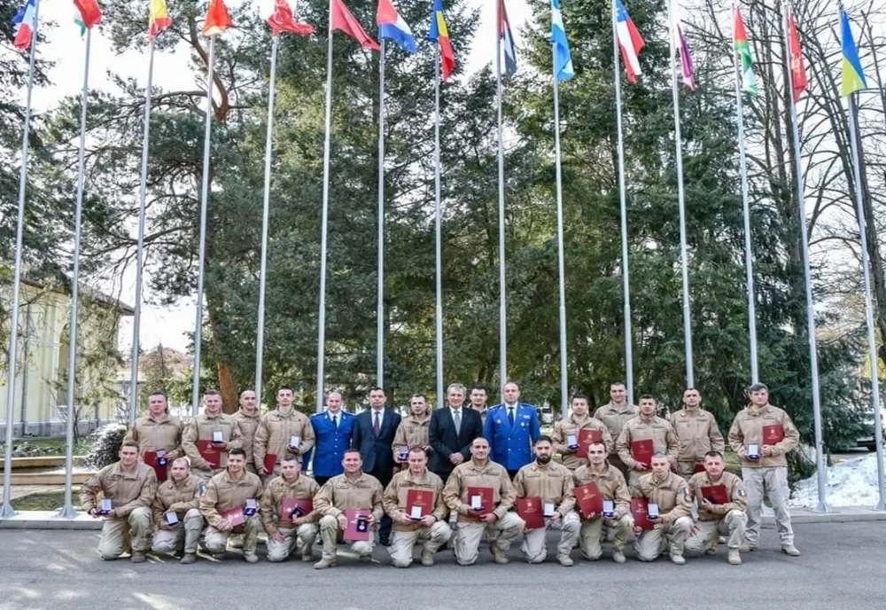 Un jandarm sibian, distins cu medalia SUA "Army Achievement"