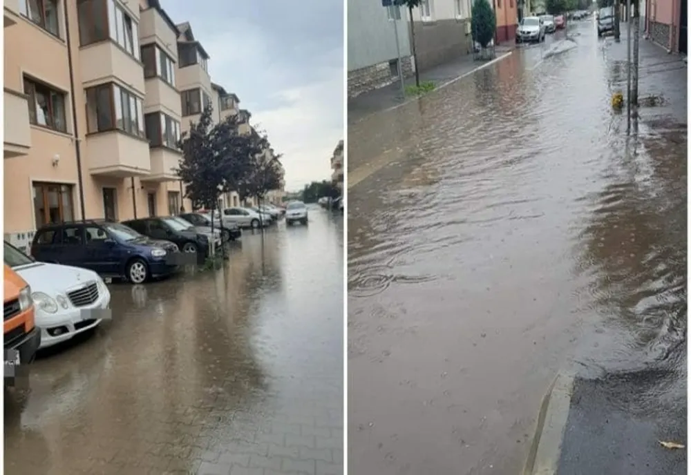 FOTO+VIDEO Inundații, la Sibiu!
