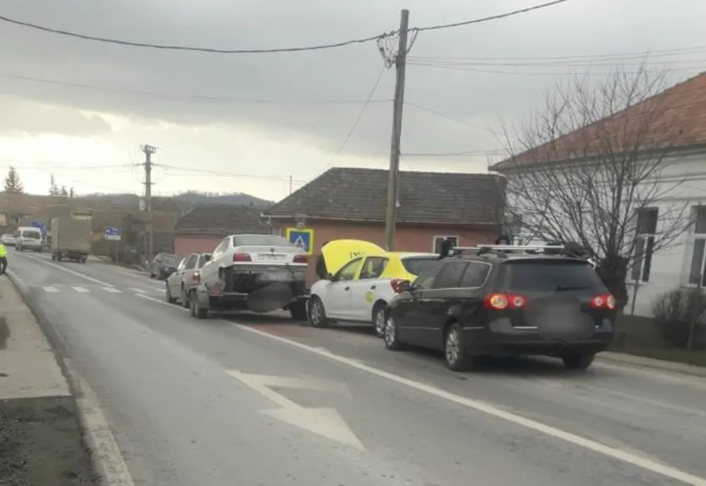 Accidente rutiere la Copșa Mică și Sibiu