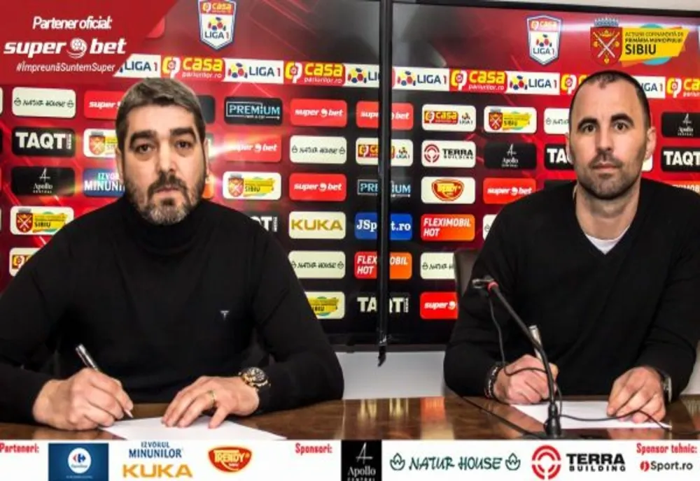 VIDEO Liviu Ciobotariu este noul antrenor principal al A.F.C. Hermannstadt!