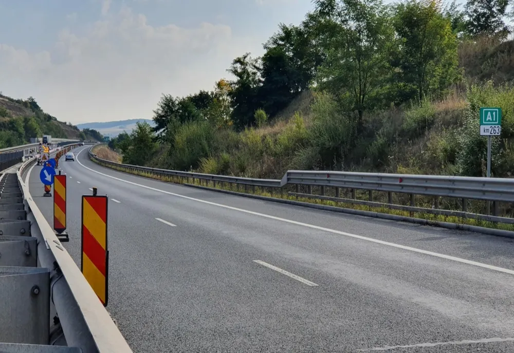 Restricții de circulație pe A1, în zona de la intrare în tunelul Săcel pe direcția Sibiu - Orăștie