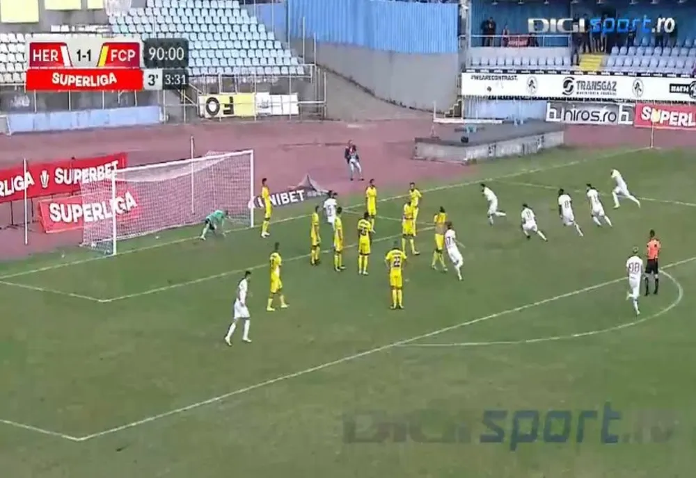 LIGA 1: FC Hermannstadt câștigă la ultima fază și rămâne singura echipă neînvinsă din acest sezon!
