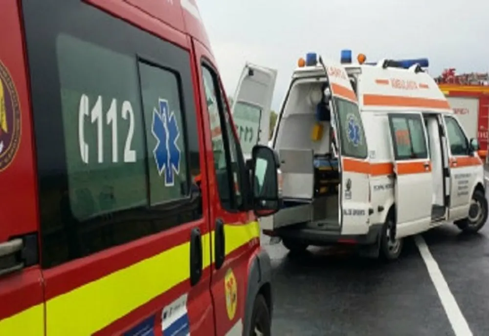 Trei răniți, printre care o fetiță de două luni, într-un accident produs pe DN7, în Sibiu