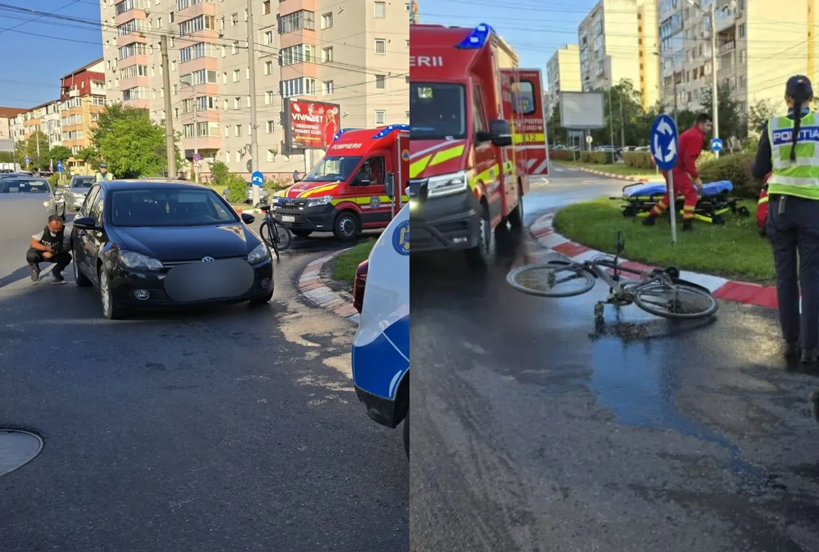 Accident grav la Sibiu