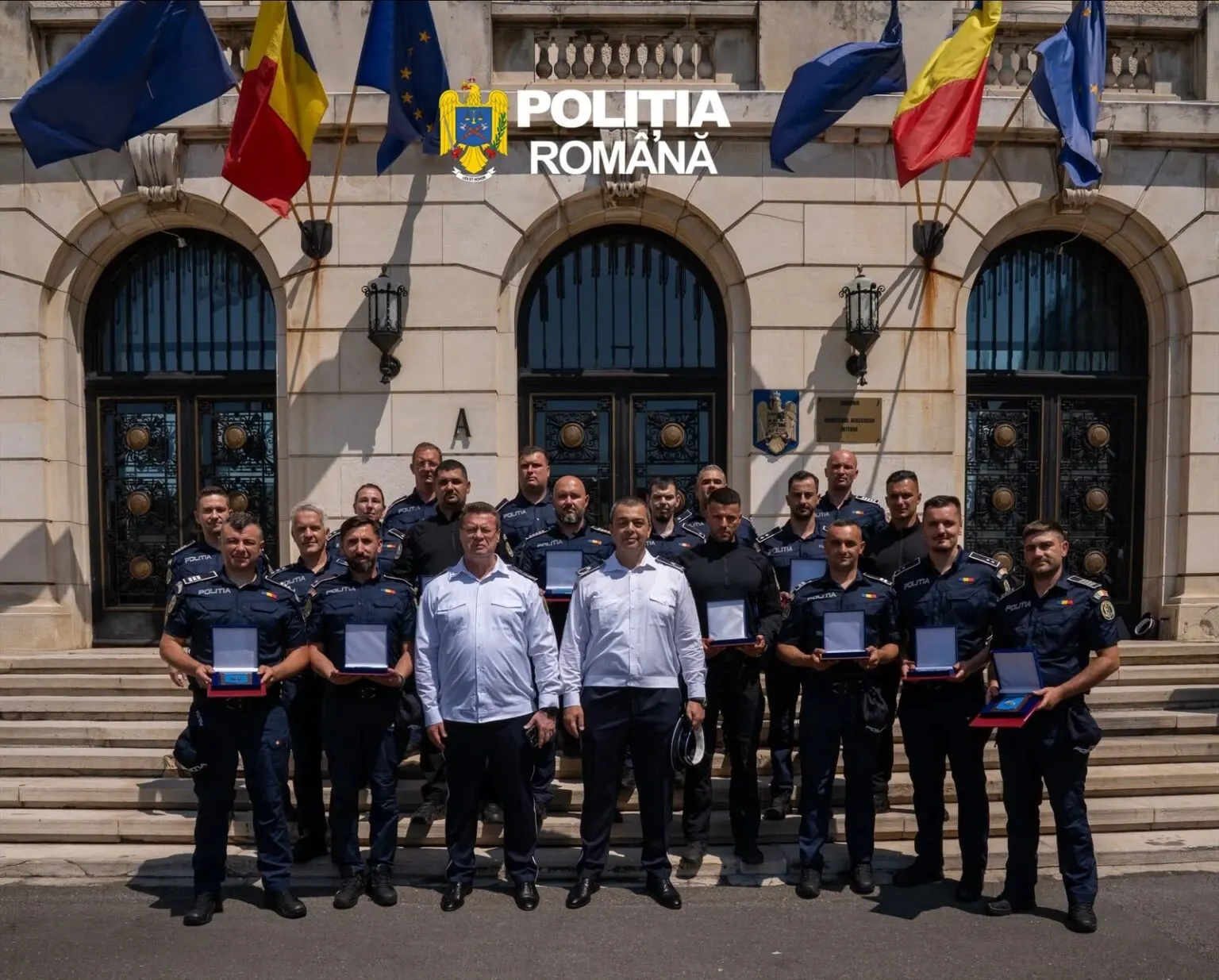 Polițiști recompensați / foto: Poliția Română