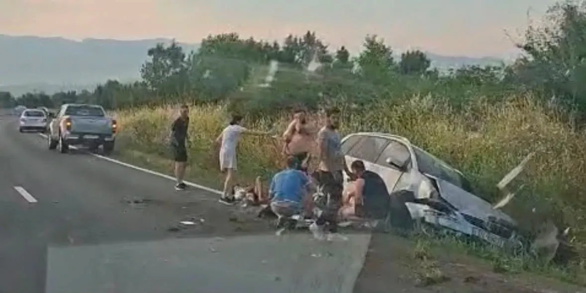Accident pe DN 1/ Sursa foto: Oradesibiu.ro
