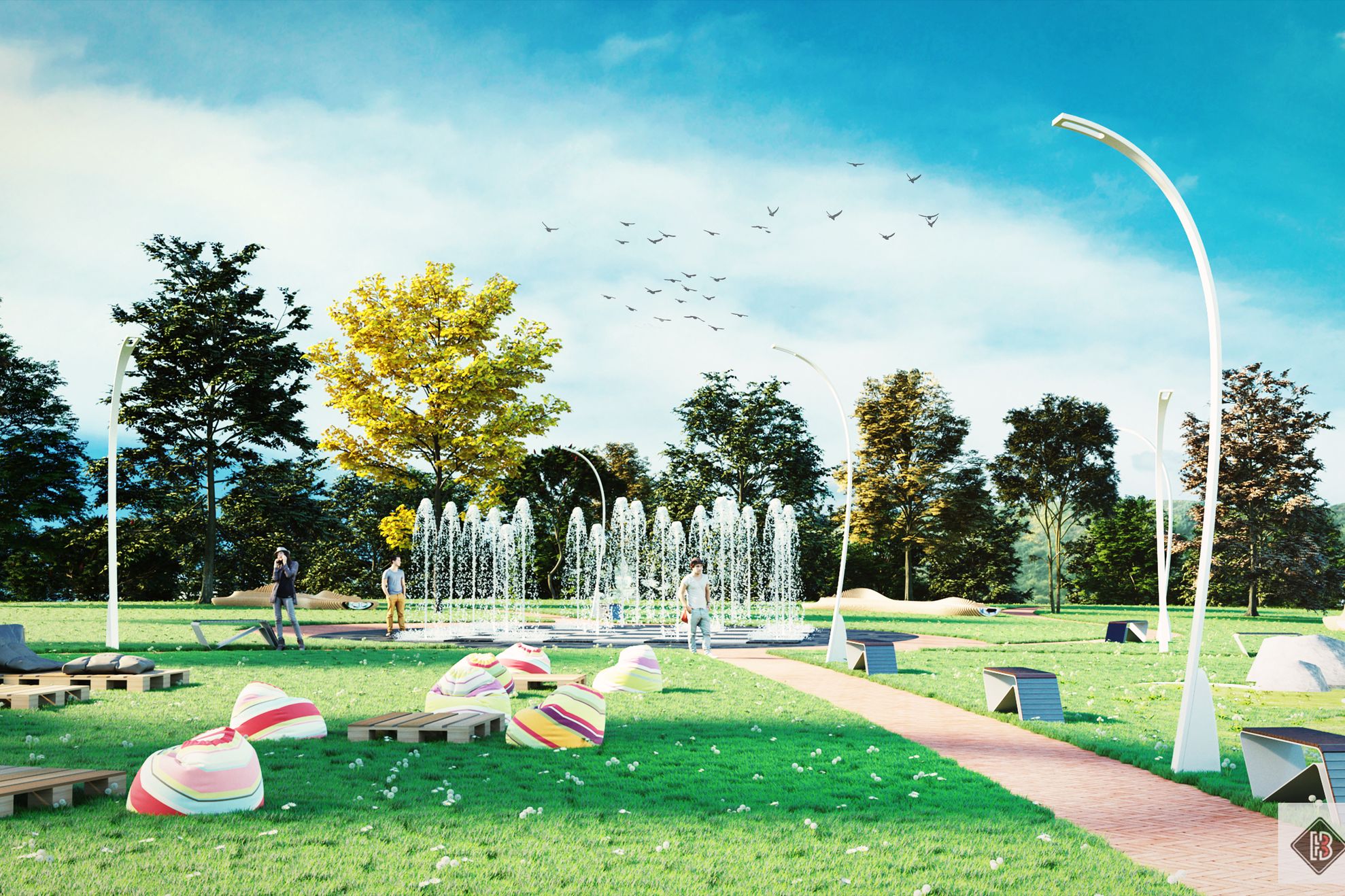 Randare parc_zona centrala parc