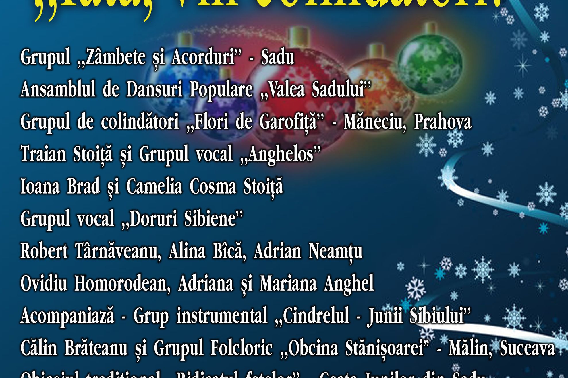 Afis Colinde 2018 SADU BUN