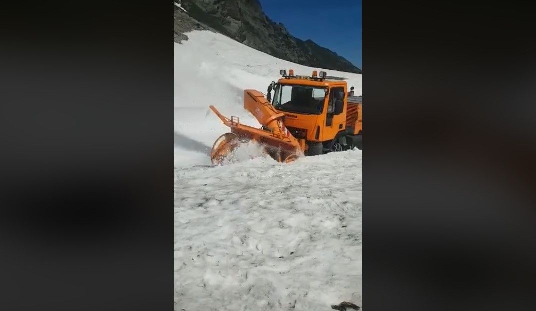 Zapada pe Transfagarasan