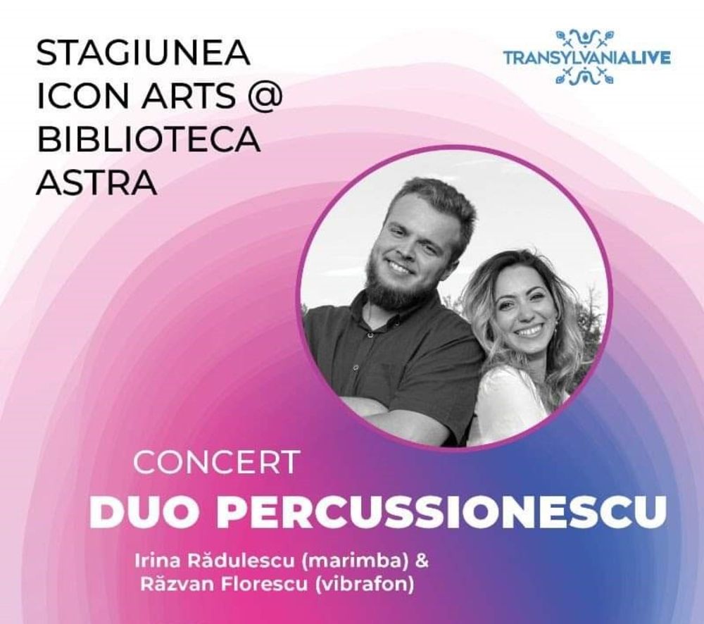 Spectacol de percuție, o expoziție specială și degustare de vinuri la Biblioteca Astra din Sibiu