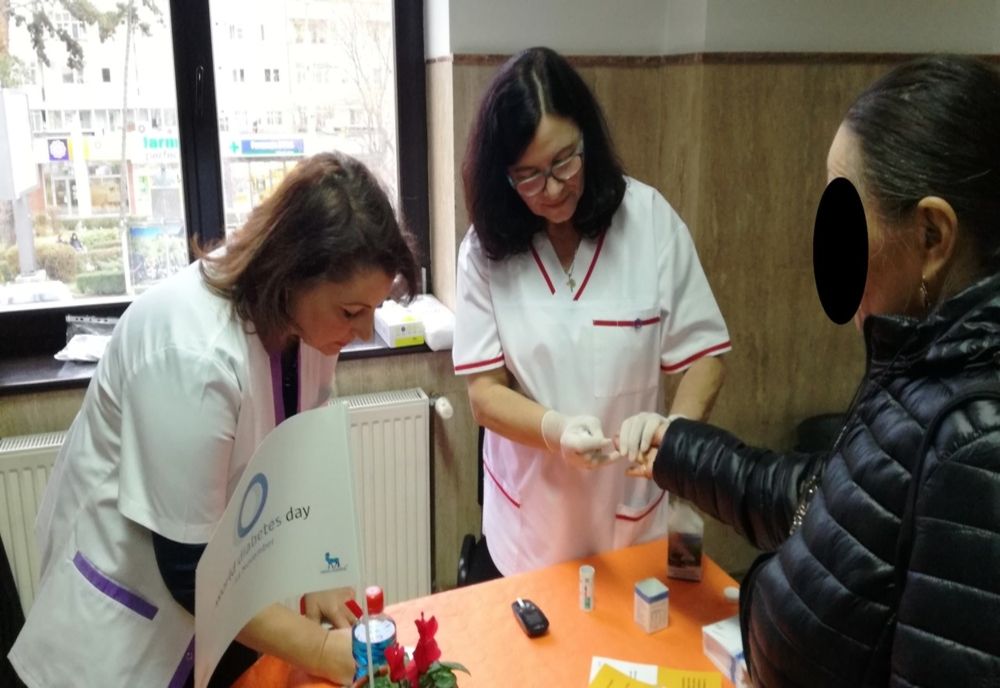 Peste 100 de persoane testate gratuit de Ziua Mondială a Luptei Împotriva Diabetului Zaharat 