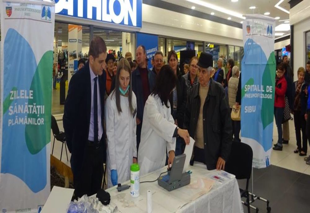 Sibienii își pot testa gratuit plămânii în cadrul unei acțiuni organizate de Spitalul TBC