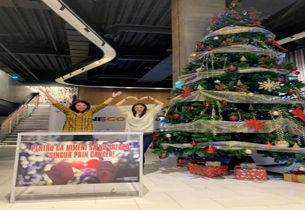 Urnă gigantică pentru fonduri destinate pacienților oncologici