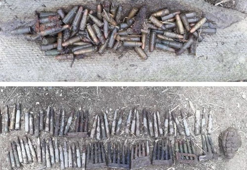 Cinci cartușe de infanterie, descoperite la Cisnădioara