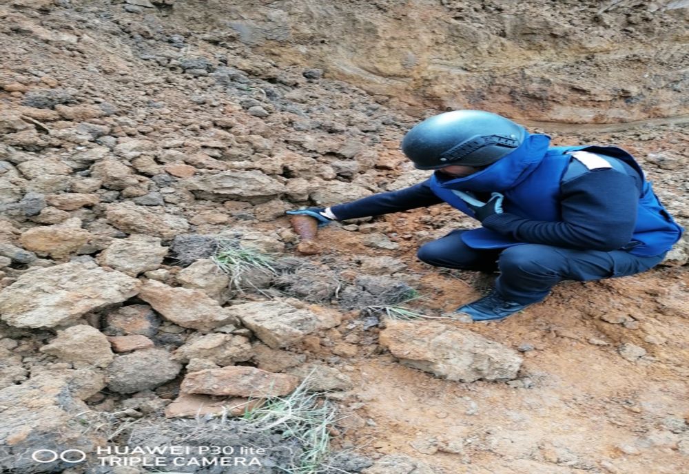 Element de muniție, găsit în zona Parcului Industrial din Șelimbăr