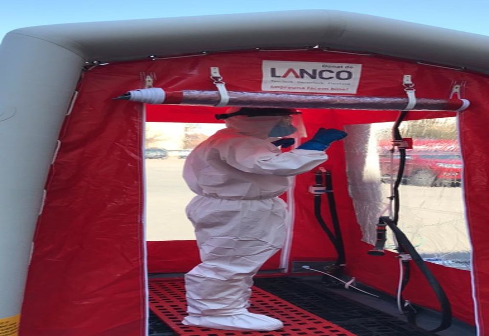 VIDEO | Cabină performantă de dezinfecție, la secția ATI a Spitalului Județean Sibiu