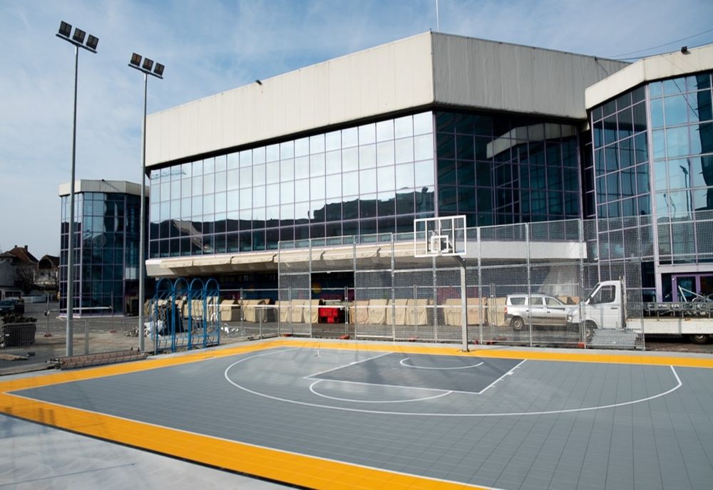 Terenul de baschet 3x3 „Elemer Tordai” de la de Sala Transilvania, finalizat
