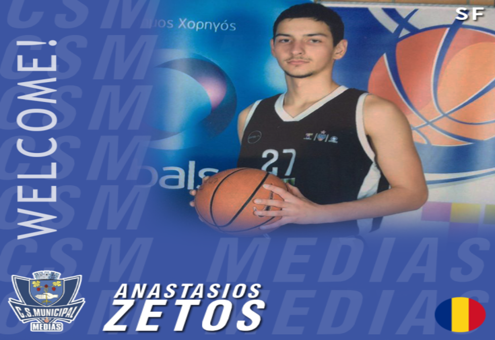 BASCHET: Anastasios Zetos a semnat cu CSM Mediaș