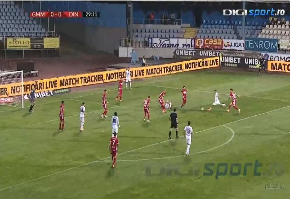 Gaz Metan Mediaș a fost învinsă, acasă, de Dinamo (VIDEO)