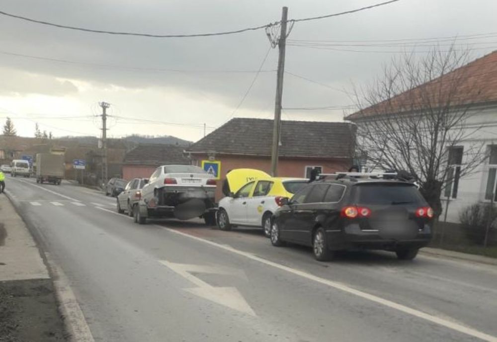 Accidente rutiere la Copșa Mică și Sibiu