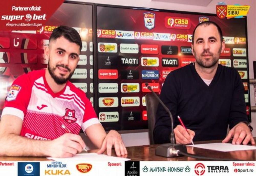 Billal Sebaihi este noul mijlocaș al echipei FC Hermannstadt