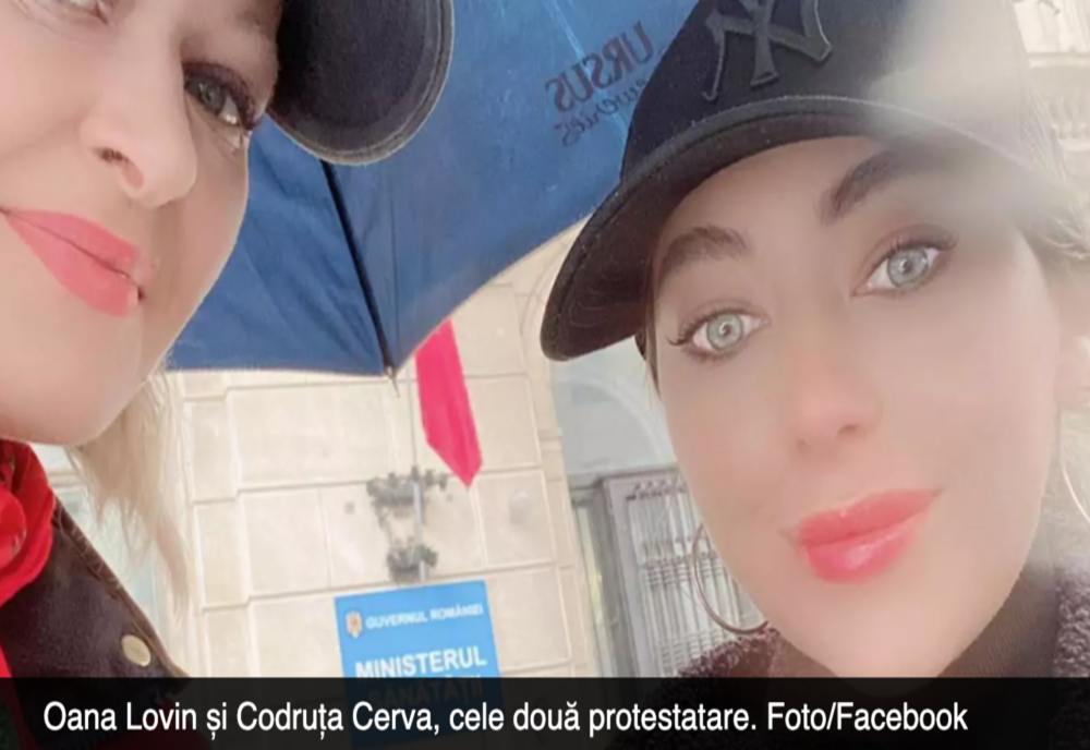 VIDEO Scene halucinante în fața Ministerului Sănătății. Două protestatare i-au blocat mașina Andreei Moldovan și i-au adresat injurii