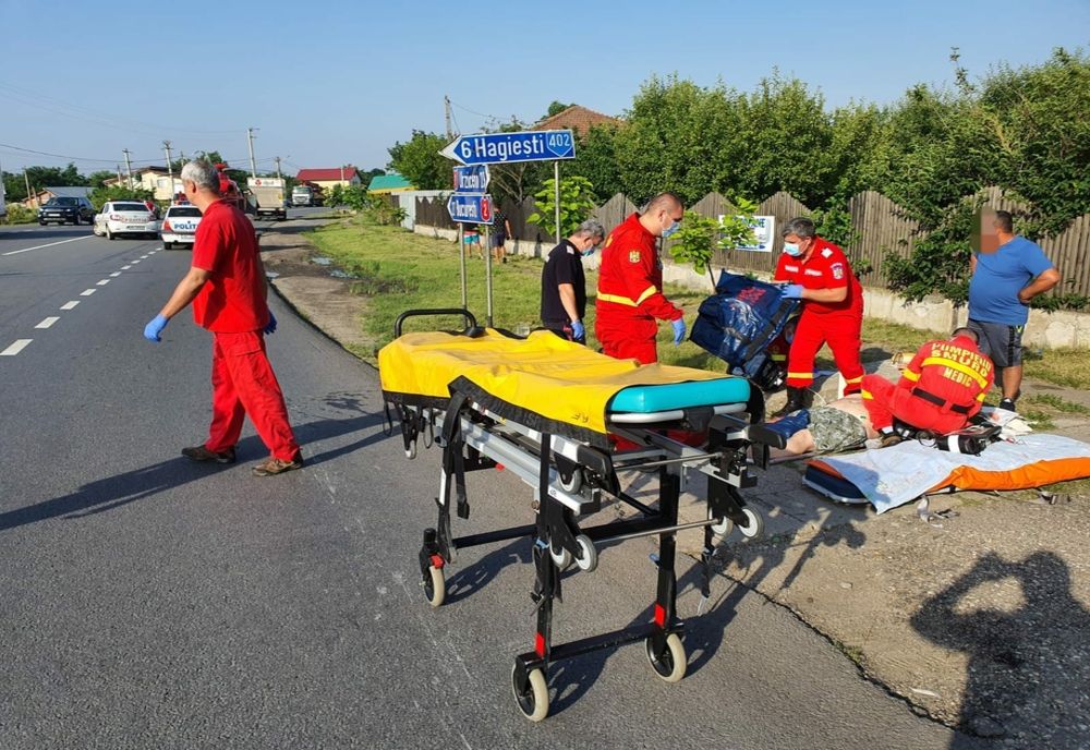 Accident rutier cu două victime produs de un bărbat care conducea, fără permis, un ATV