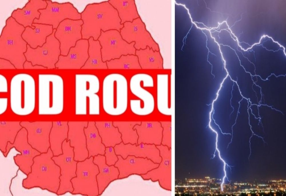 COD ROŞU de vijelie, în mai multe localități din județul Sibiu!