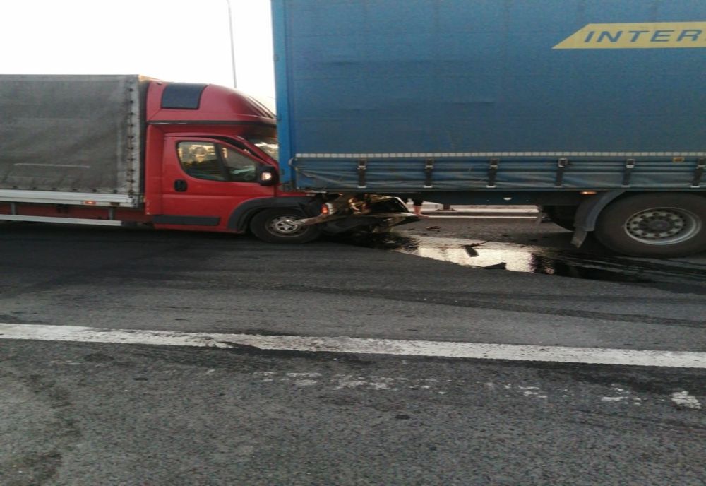 Accident rutier pe A1, cu 4 victime!