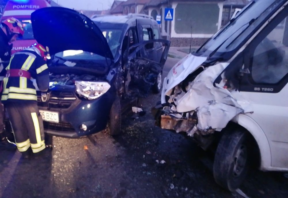 Accident cu două victime, la Avrig