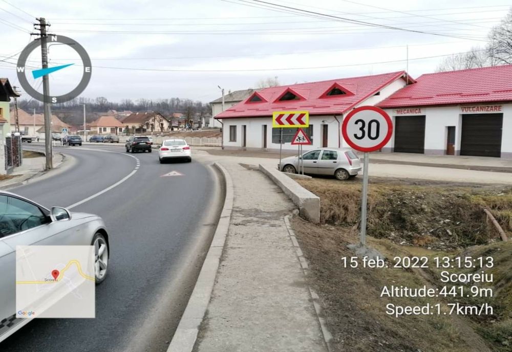 Limitare de viteză la 30 km/h într-o localitate din județul Sibiu
