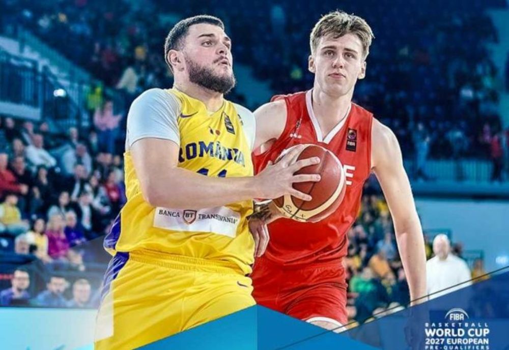 BASCHET MASCULIN: ROMÂNIA S-A CALIFICAT ÎN TURUL AL DOILEA AL PRECALIFICĂRILOR PENTRU CM 2027