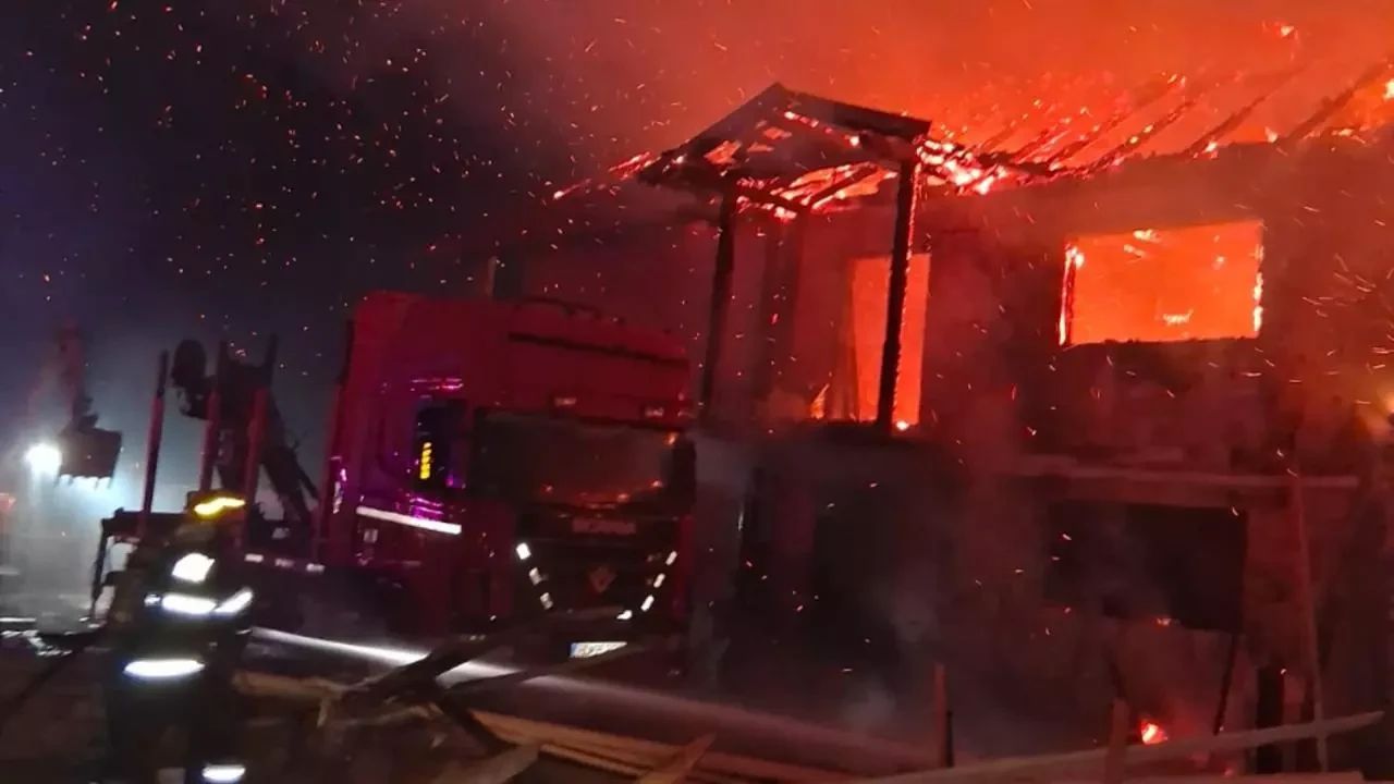 Intervenție pompieri