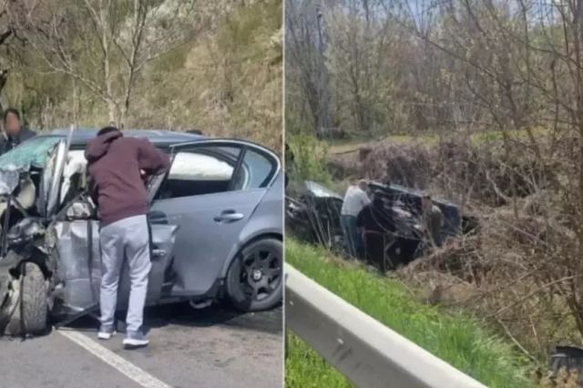 Accident grav în Sibiu, în Vinerea Mare: șase persoane implicate. A fost necesară intervenția elicopterului SMURD