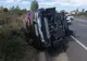 UPDATE | O maşină s-a răsturnat, pe DN 1, între Mohu şi Veştem