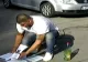 Un tânăr din Nou a lovit două maşini, după care a plecat de la locul accidentelor
