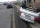 Un tânăr s-a răsturnat cu mașina în șant la intersecția Șelimbăr cu Cisnădie