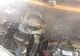 O mașină a luat foc pe Șoseaua Alba Iulia