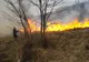 Incendiu de vegetație uscată în Mediaș