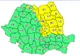Cod galben de instabilitate atmosferică în sud - vestul județului