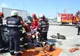 Exercițiu ISU la un operator economic din Sibiu. Pompieri, polițiști și jandarmi au fost implicați